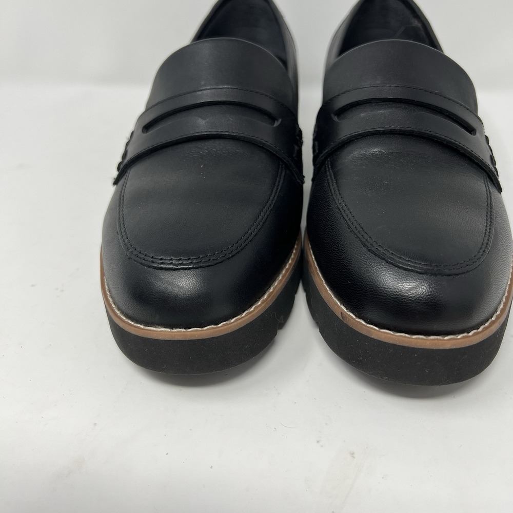 Vionic Women's Cheryl II Black Leather Loafers Shoes Size 8 Wide Comfort - Picture 6 of 8